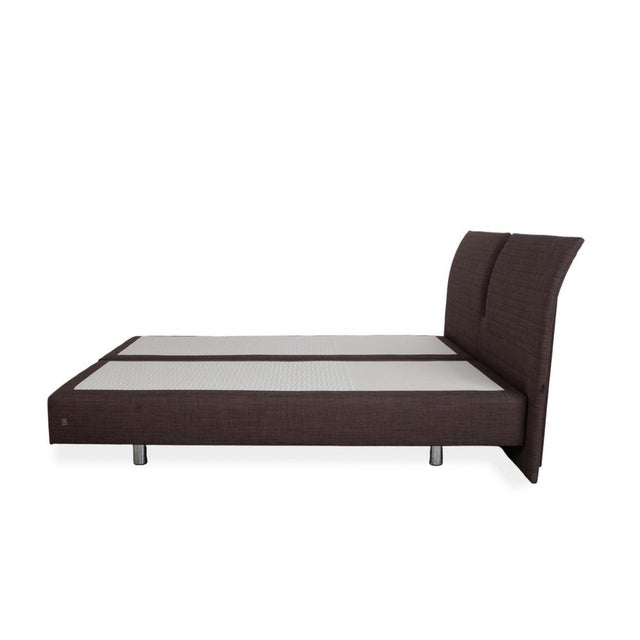 Musterring Evolution Select Fabric Bed in Grey For Sale - Image 11 of 12