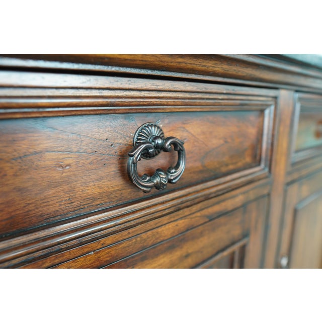 Ambella Home Collection Carved Wood Freestanding Bar For Sale - Image 14 of 18