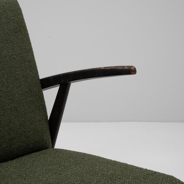 1960s Czech Upholstered Armchairs - A Pair For Sale - Image 14 of 18