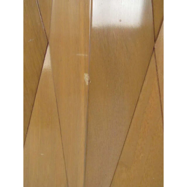 Wood Mid-Century Modern Diamond Front Dresser by Albert Parvin For Sale - Image 7 of 11