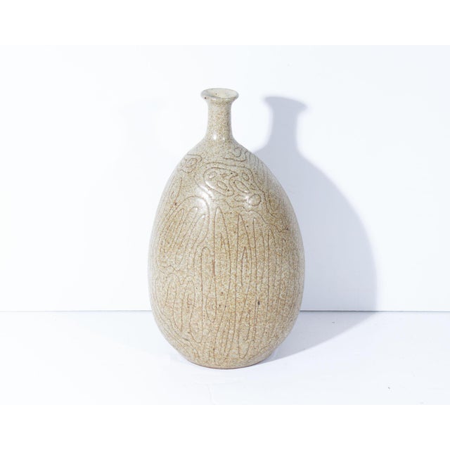 Signed Studio Pottery Vase by Frederick Carlton Ball For Sale - Image 4 of 8