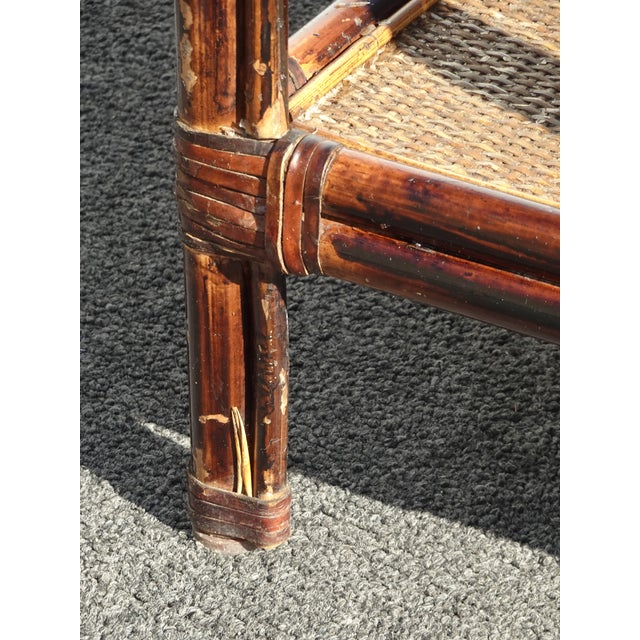 Vintage Rustic French Country Style Side Table by Palecek For Sale - Image 13 of 14