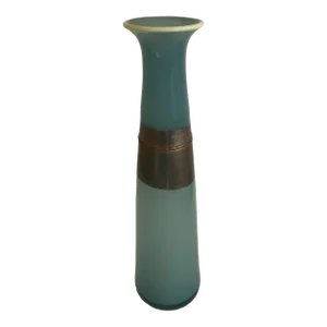 Vintage Modernist Art Glass Vase