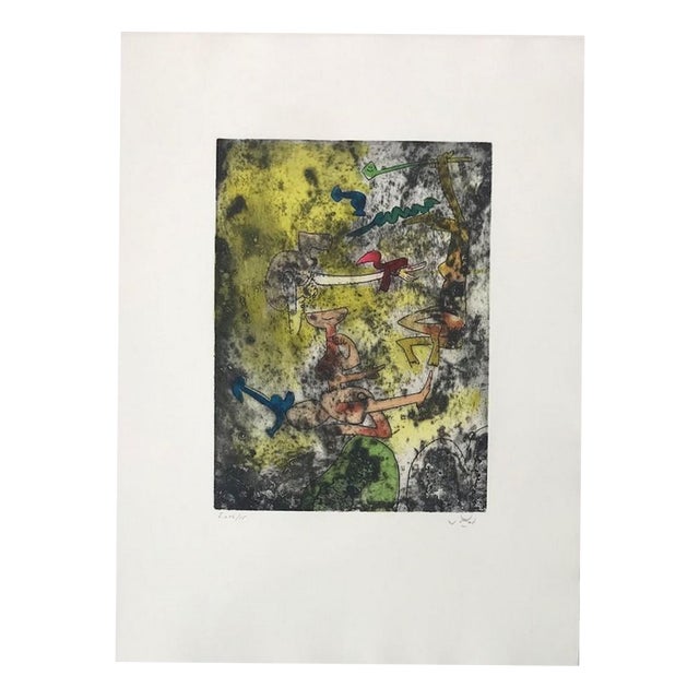 Roberto Matta, Centre Noeuds, 1974, Etching For Sale