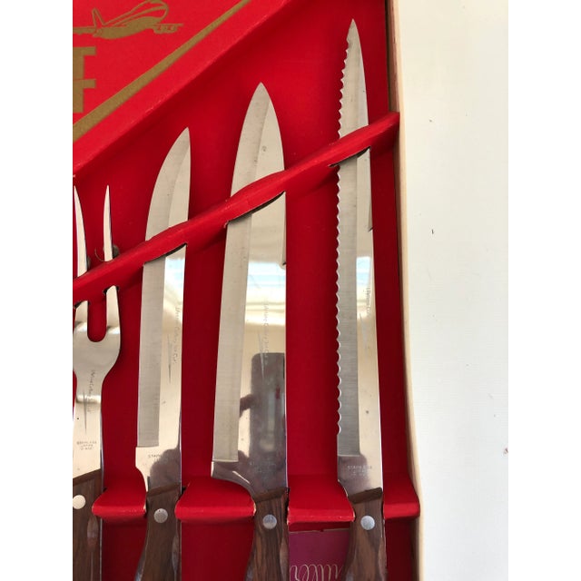Mid-century Modern Flatware Cutlery Knife Set - Set of 6 For Sale - Image 4 of 9