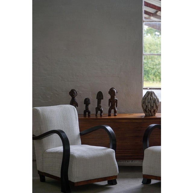 Decorative Handcrafted African Wooden Sculptures, 1940s, Set of 4 For Sale - Image 15 of 16