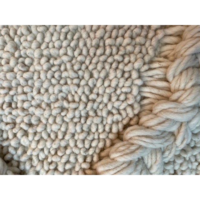 100% Natural Handwoven Wool Tapestry/ Wall Art For Sale - Image 15 of 17
