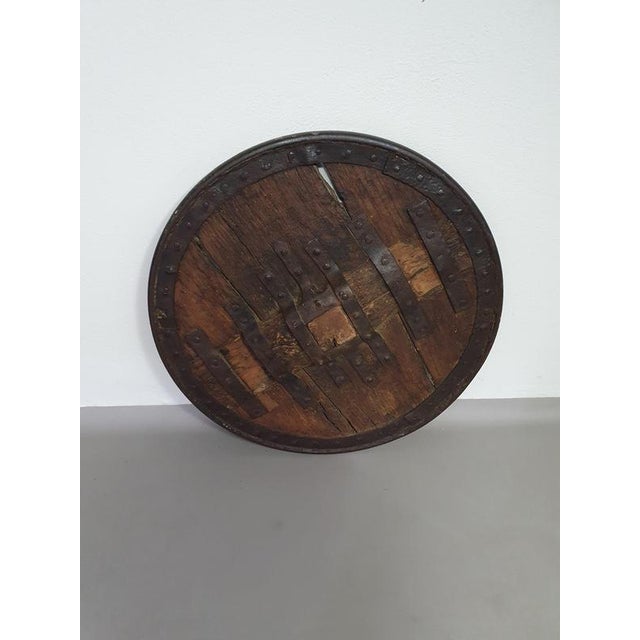Antique Ox Cart Wheel, 1800 For Sale - Image 11 of 17