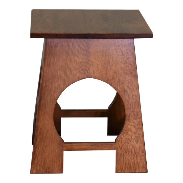Crafters and Weavers Arts and Crafts / Mission Style Taboret End Table - Model A21 For Sale