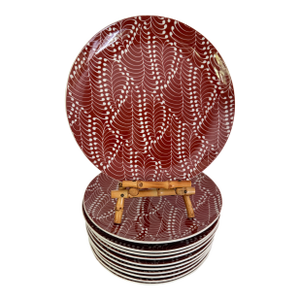 Georges Briard Papyrus Salad Plate - Set of 11