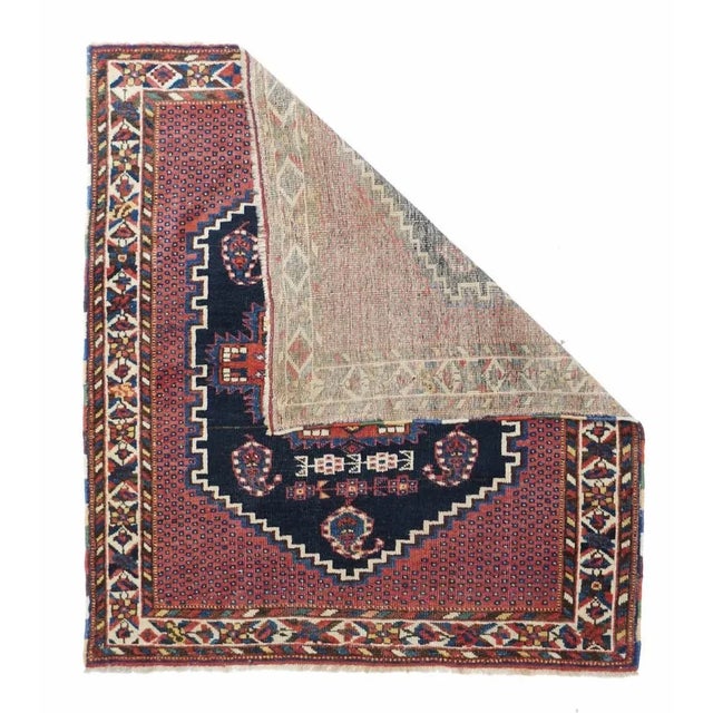 Traditional Antique Afshar Rug 3'6'' x 3'10'' For Sale - Image 3 of 10