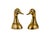 Vintage Mid-to-Late 20th Century Brass Mallard Duck Bookends For Sale - Image 4 of 6