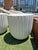2020s Outdoor White Textured Cement End Table For Sale - Image 5 of 9