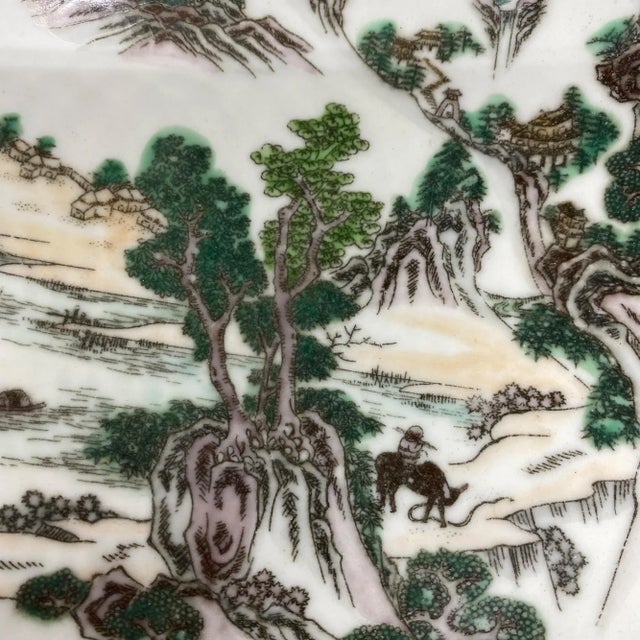 Japanese Japanese Meiji Period Scenic Decorated Porcelain Bowl For Sale - Image 3 of 4