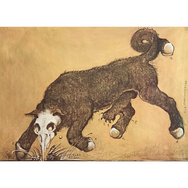 Realism Original 1978 Polish Theatre Poster, White Wedding Starowieski For Sale - Image 3 of 8