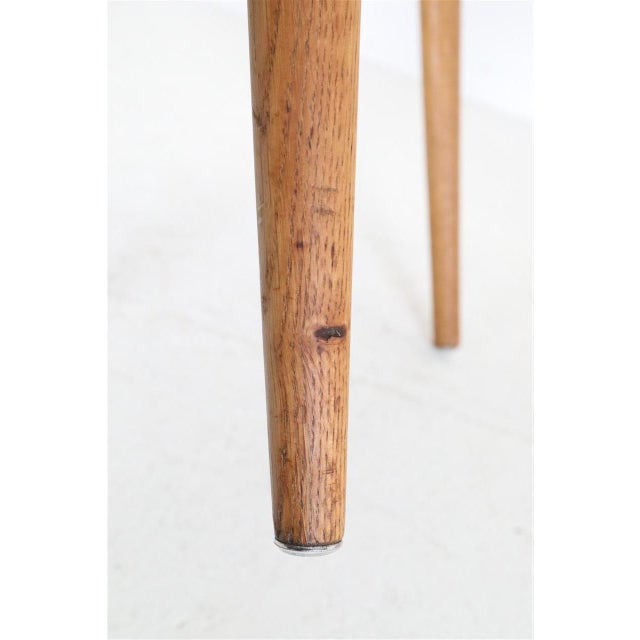 Danish Oak Chairs with Paper Cord by Arne Hovmand Olsen for Mogens Kold, 1970s, Set of 4 For Sale - Image 13 of 18