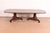 John Widdicomb Style Empire Mahogany Double Pedestal Dining Table, Newly Refinished For Sale - Image 10 of 10