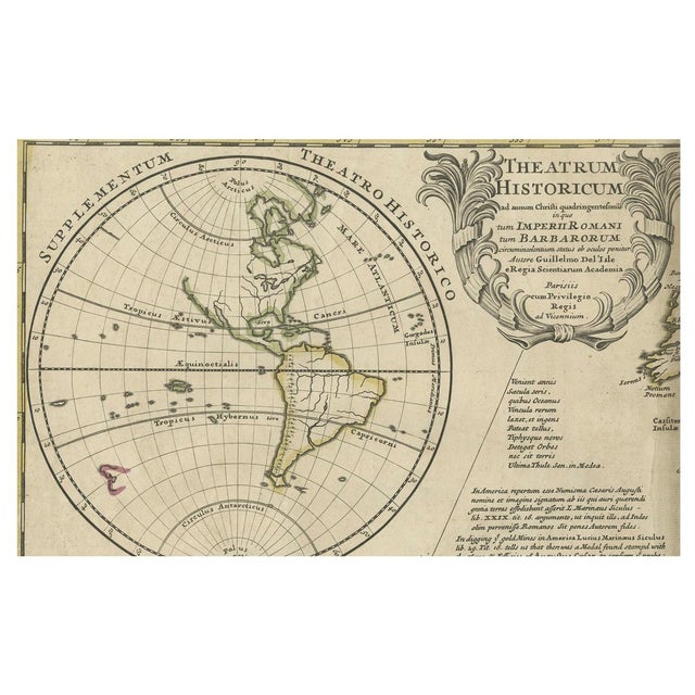 An historical map of the roman empire and the neighbouring barbarous nations by herman moll - circa 1730 this grand and...
