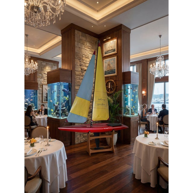 RC Vega Sailing Barge, 1990s For Sale - Image 14 of 15