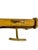 Vintage French Provincial Bamboo Coat Hat Rack With Two Hooks For Sale - Image 10 of 12