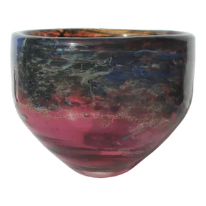 French Art Glass Bowl Circa 1980s'