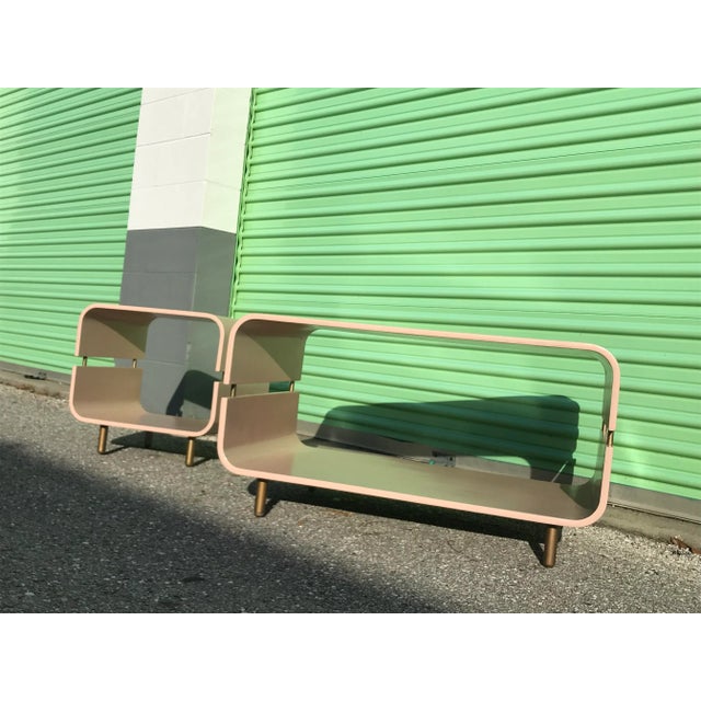 Soho Collection - Post Modern Astro Cocktail & End Table For Sale - Image 4 of 12