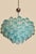 Murano Murano Style Turquoise Mouth-Blown Glass Chandelier Manubri Glass For Sale - Image 4 of 5