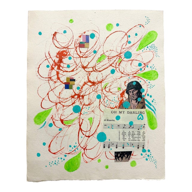 Oh My Darling, Original Collage by Ben Junta For Sale