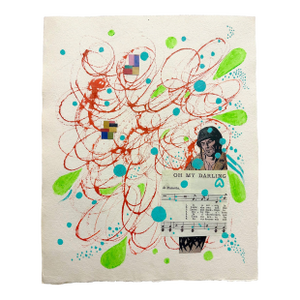 Oh My Darling, Original Collage by Ben Junta