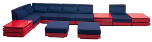 Modular Sofa by Gerd Lange for Herman Miller, 1970, Set of 11