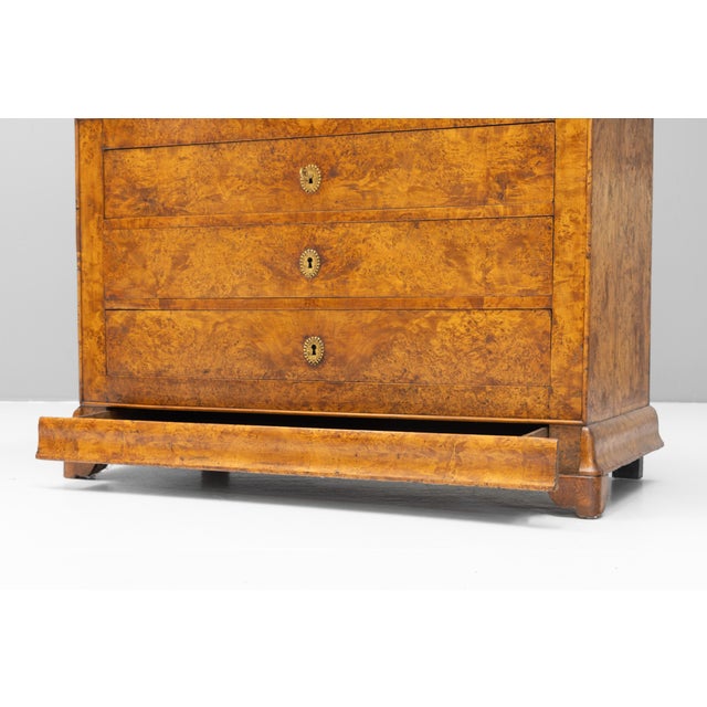 Black Elm Commode with Marble Top, 1870s For Sale - Image 8 of 9