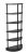 Noir NOIR Spago Bookcase, Black Metal For Sale - Image 4 of 6