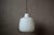 White Bergamo Pendant Lamp in White Opaline Glass by Aloys Gangkofner for Peill & Putzler, 1960s For Sale - Image 8 of 8