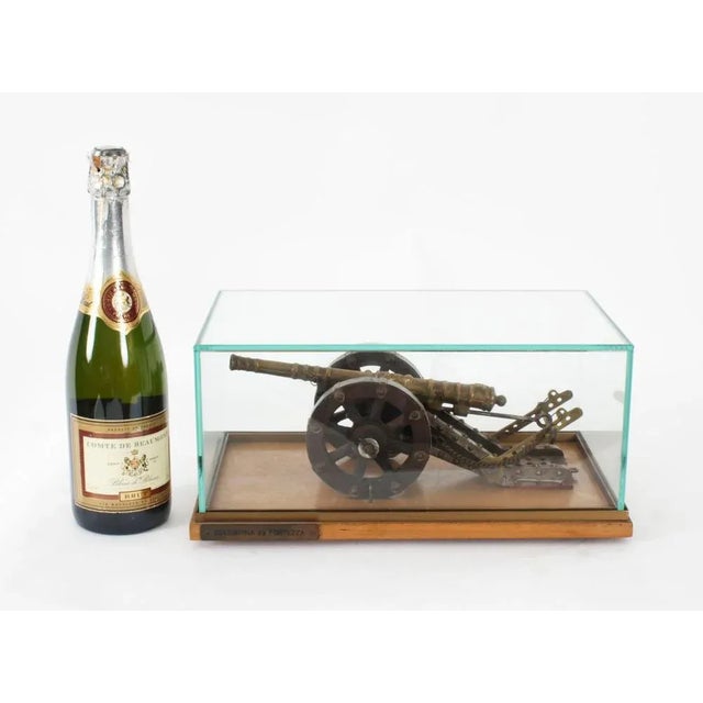 Bronze Cased Model of Colubrina Da Fortezza Cannon For Sale - Image 13 of 14