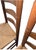 American Vintage American Tall Ladder-Back Rush Seat Dining Chairs — Set of 3 For Sale - Image 3 of 11