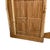 Tan Vintage Bamboo & Woven Rattan Freestanding Dry Bar With Shelving For Sale - Image 8 of 17