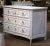 18th Century Louis XVI Carved & Painted Three-Drawer Chest With Faux Marble Top For Sale - Image 10 of 12