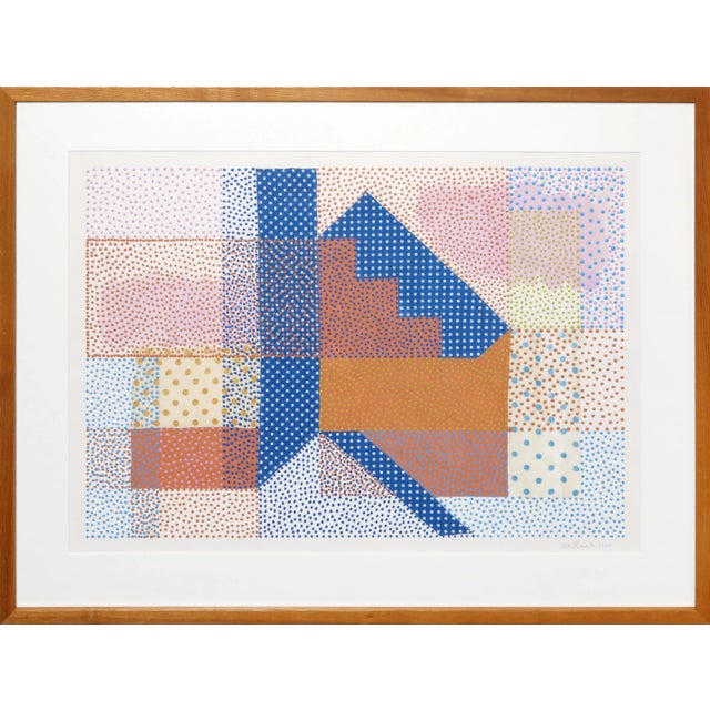 Murray Reich, House and Sky, 1980 Mixed Media For Sale