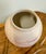 1980s Vintage Large Nemadji Cream and Rust Swirl Vase For Sale - Image 5 of 8