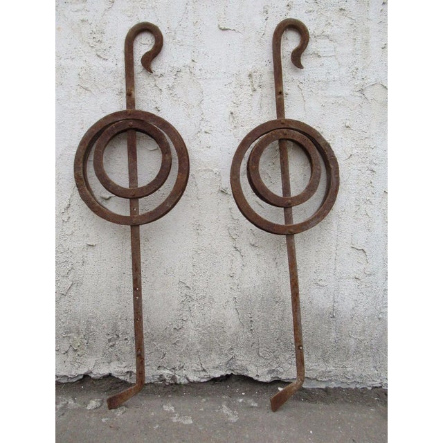 Victorian Iron Gate Window Door #099 For Sale In Philadelphia - Image 6 of 6