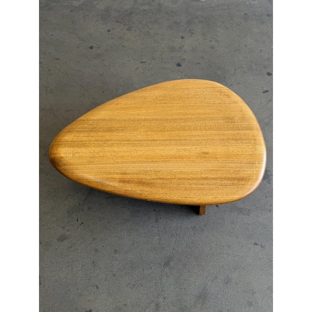Contemporary Coffee Table in Solid Oak For Sale - Image 4 of 10