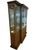 Late 20th Century Late 20th Century Design Institue of America Brass and Bronze 3 Part Mirrored Display Cabinet Curio For Sale - Image 5 of 8