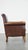 English Style Chair in Dark Brown Cowhide For Sale - Image 3 of 13
