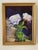 Original Still Life Flower Floral Peony Oil Painting by Marina Movshina For Sale - Image 9 of 9