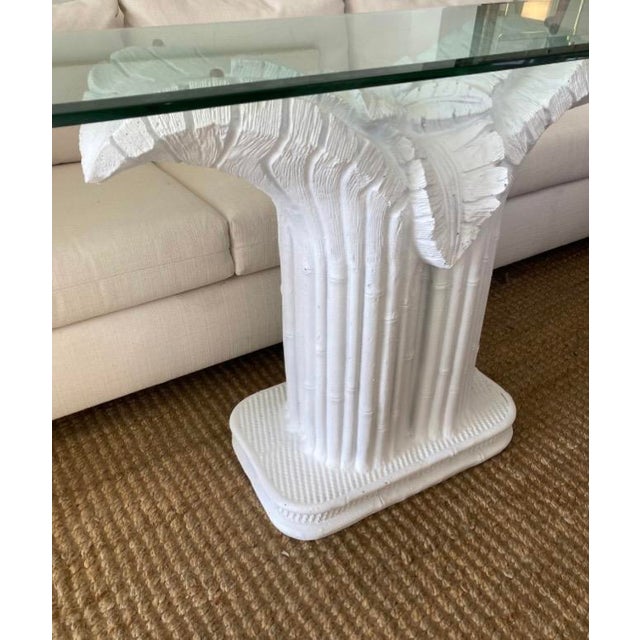 White Serge Roche Palm Console For Sale - Image 8 of 8