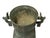 Vintage Style Ancient Ritual Bronze Vessel Display Art For Sale - Image 11 of 11
