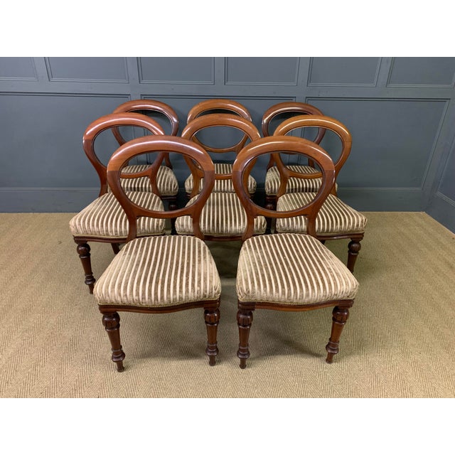 Victorian Mahogany Chairs from Wylie & Lochhead, 1865, Set of 8 For Sale - Image 15 of 16