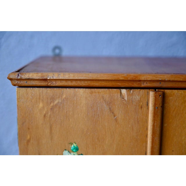 Small Vintage Bohemian Wall-Mounted Pharmacy Cabinet, 1960s For Sale - Image 10 of 11