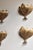 Gold Danish Brutalist Wall Sconces in Flame Cut Brass from Holm Sørensen, 1960s, Set of 4 For Sale - Image 8 of 12