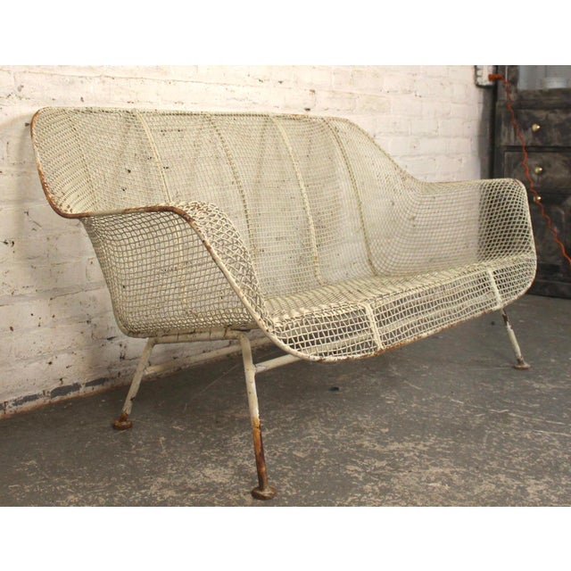 Mid-Century Modern Mid 20th Century Russell Woodard 'Sculptura' Wire Sofa, Attributed For Sale - Image 3 of 8